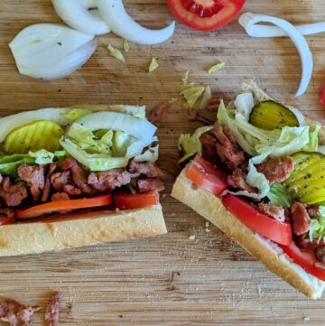 Plant-Based Italian Sub With Smokehouse Ham