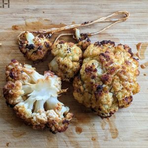 Maple-Mustard Cauliflower